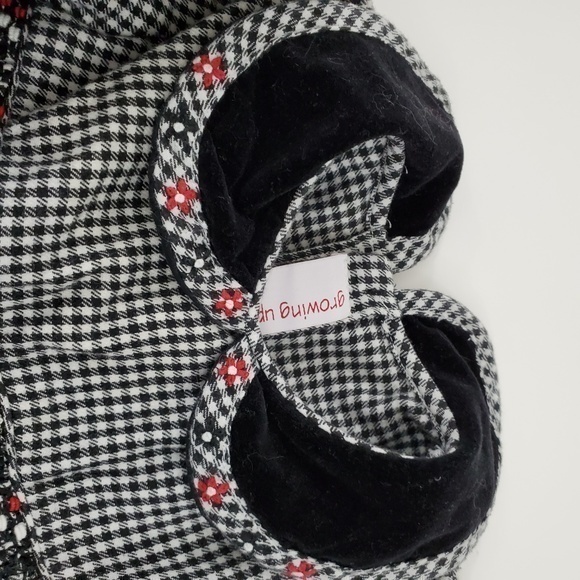 Lord & Taylor Growing Up‎ Dress 4 Vintage Black Whi - Picture 5 of 8